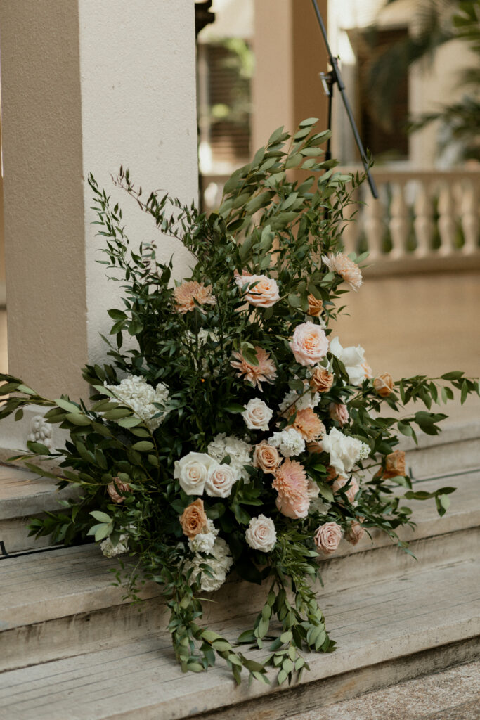 An Elegant, Italy Inspired Wedding in Honolulu, Hawai'i at Cafe Julia