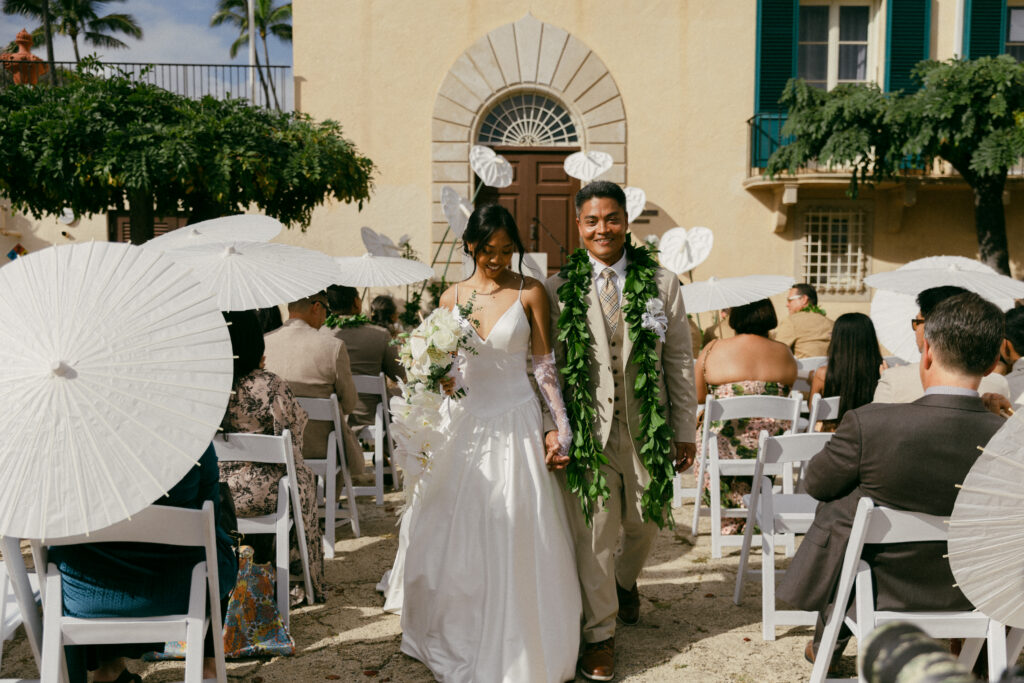 Bridgerton Inspired Wedding in Hawaii
