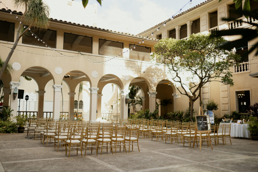 An Elegant, Italy Inspired Wedding in Honolulu, Hawai'i at Cafe Julia