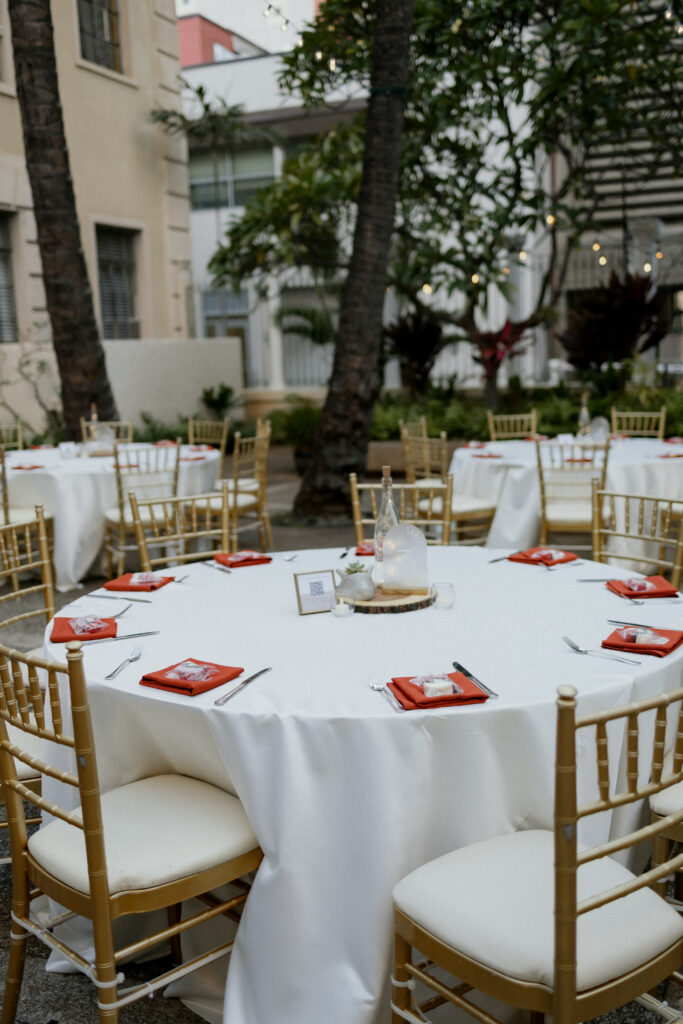 An Elegant, Italy Inspired Wedding in Honolulu, Hawai'i at Cafe Julia