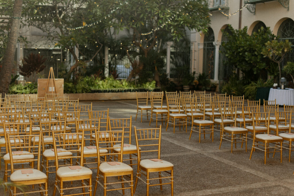 An Elegant, Italy Inspired Wedding in Honolulu, Hawai'i at Cafe Julia